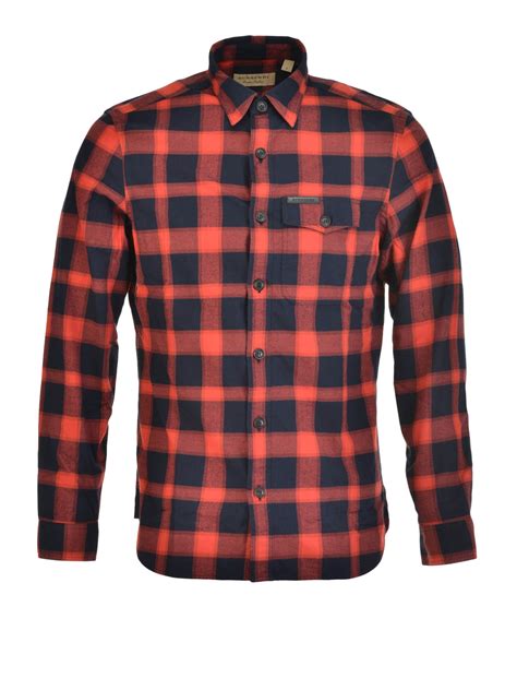 burberry shirt checkered|burberry check flannel shirt.